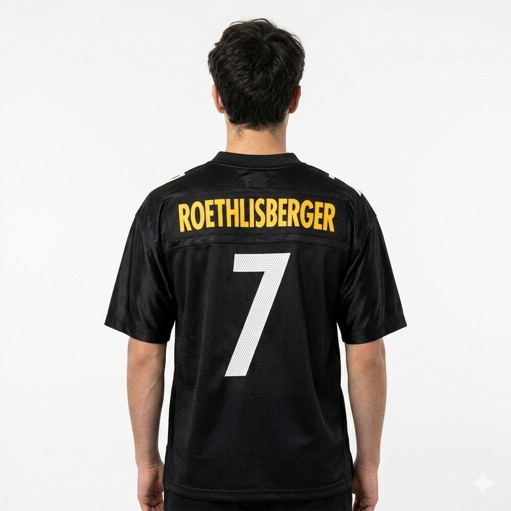 Ben Roethlisberger Pittsburgh Steelers Onfield Reebok Football Jersey Men's 2XL